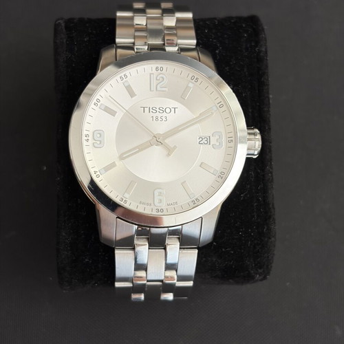 Tissot T-Sport PRC 200 wristwatch, silver stainless steel