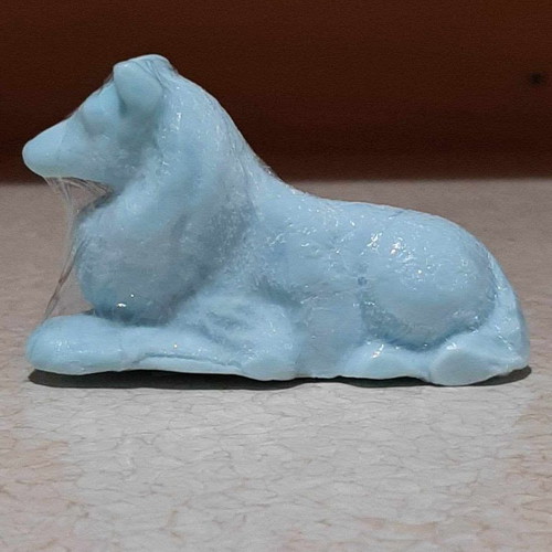 Saltsman Soap collie dog shaped soap, Lassie, new