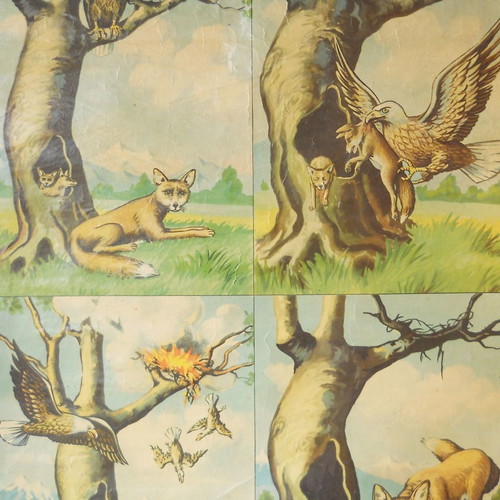 Old school map used “The Eagle and the Fox”