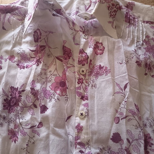 Women's summer shirt, pink, size S