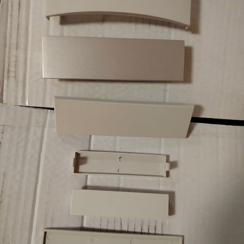 Plastic covers for Tower PC front 5.25" & 3.5" used, vintage
