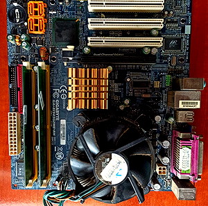 SET MOTHERBOARD GA-8I945GZME-RH INTEL PENTIUM D CPU