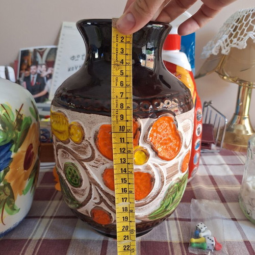 Vintage Bay Keramik ceramic vase from 1970s, like new