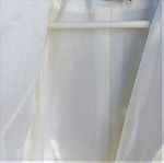  Βαμβακερό κοντομάνικο λευκό σακάκι