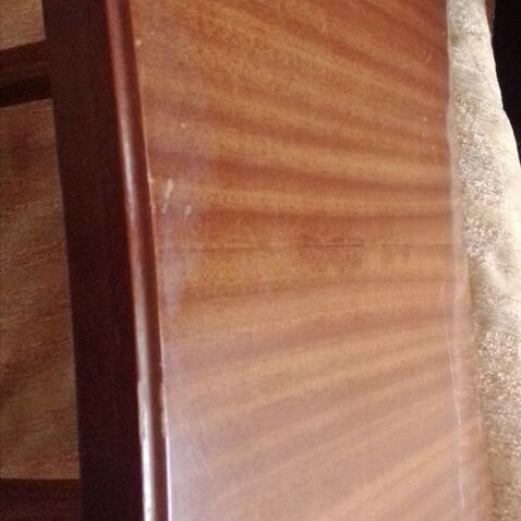 Wooden carved vintage coffee table used