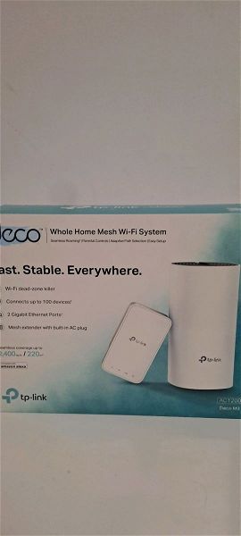  Wi-fi mesh sistem and wifi extender connects up to 100 devices and works with alexa (barely used )