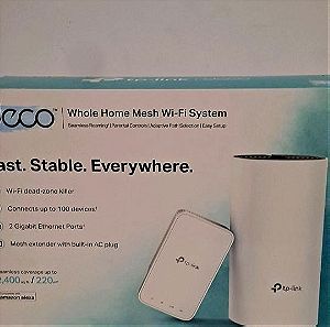 Wi-fi mesh sistem and wifi extender connects up to 100 devices and works with alexa (barely used )