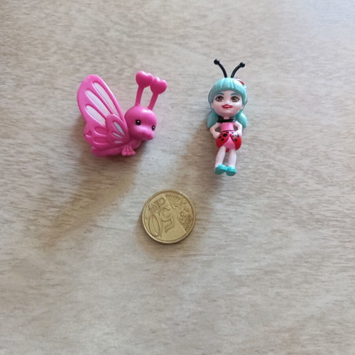 My Little Pony butterfly figure and Enchantimals doll like new