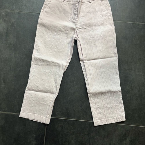 Pink pants with stripes like new, size M