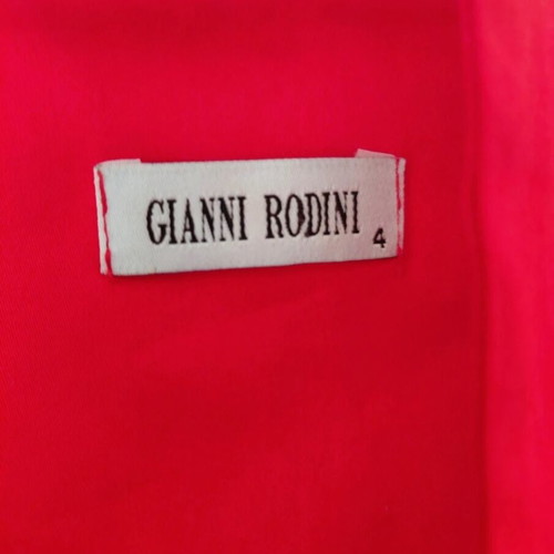 Gianni Rodini red cotton dress like new with belt