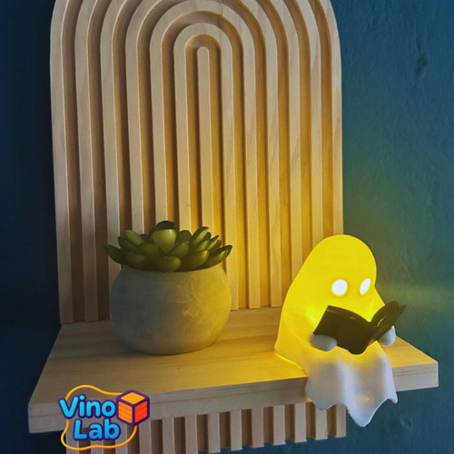 3D Printed Ghost Reader Lamp table light new