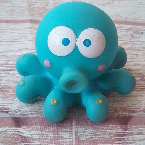 Baby happy bath octopus used
