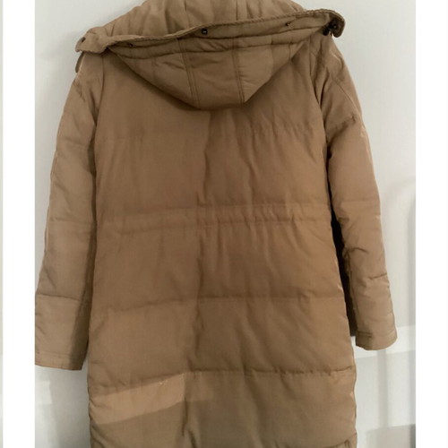 Bershka beige jacket like new without fur on hood