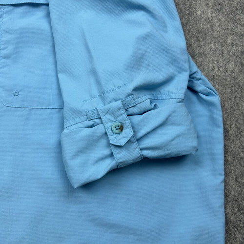 Columbia PFG women's blue fishing shirt used, size 2X