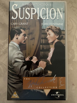Suspicion βιντεοκασέτα σαν καινούργιο, θρίλερ του Alfred Hitchcock χωρίς υπότιτλους