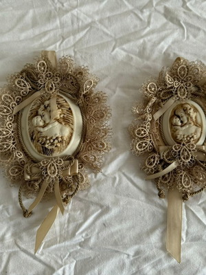 Hanging decorations used, set of 2 pieces