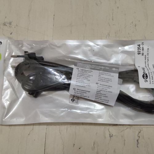 Goobay 3m power supply cable 97354, new
