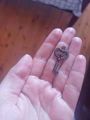 Key symbol for necklace and keychain, new