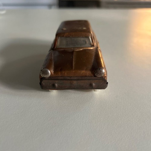 Priftis car bone toy used, 60s-70s with tin base