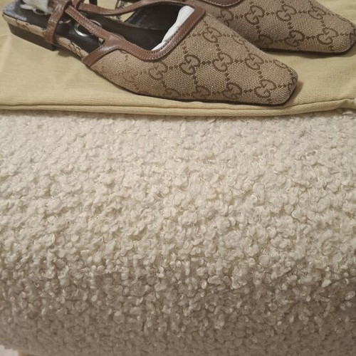 Gucci slingback ballerinas like new, size 35, beige and brown