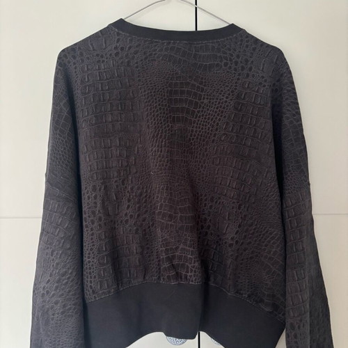 Adidas leopard print sweatshirt like new, size L, black