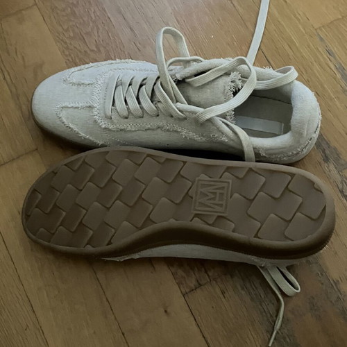 H&M canvas sneakers beige size 39