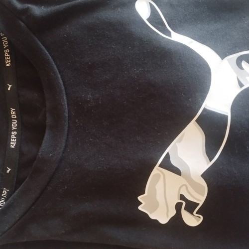 Puma Kids T-shirt black like new, size 146-152 cm
