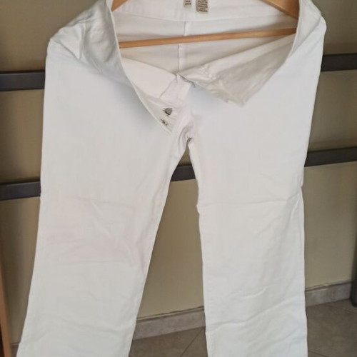Jean Basic women's chino pants like new, white, size M