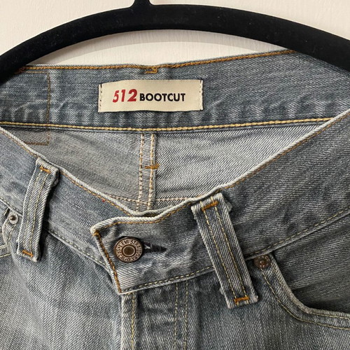 Levi's Jean 512 Bootcut used, gray, size 32