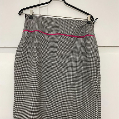 Raxevsky office skirt size L like new, gray and pink