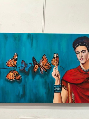 Frida Oil Painting on Canvas New