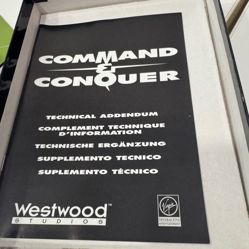 Command and Conquer PC game like new, complete