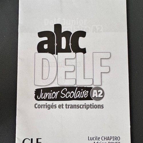 ABC DELF Junior Scolaire A2 Manual with DVD used, French
