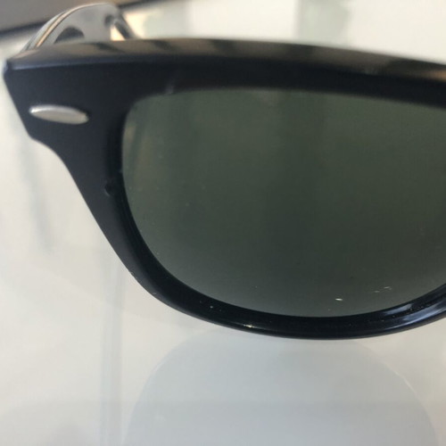 Ray Ban RB2140 Wayfarer sunglasses used, black, size 54 18