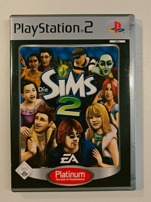 The Sims 2 Platinum PS2 game used