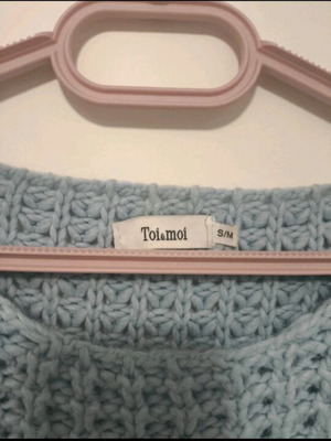 Toi&Moi women's sweater used, blue and turquoise, sizes S/M