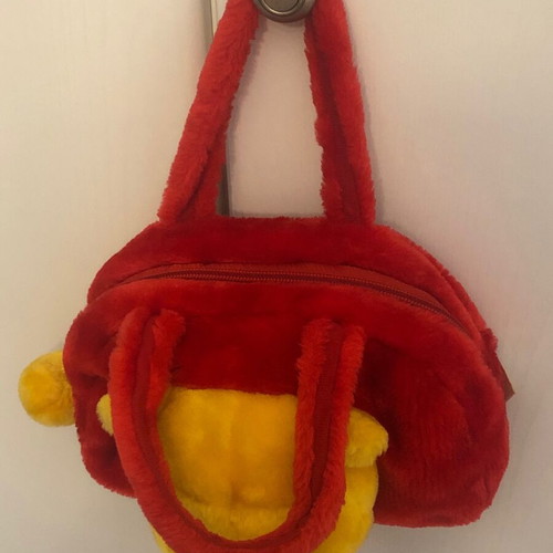 Winnie plush bag like new with free Disney princess puzzle