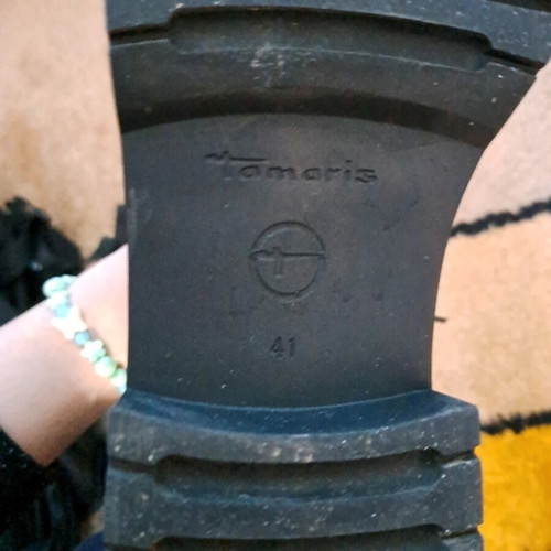 Tamaris ankle boots size 41, black
