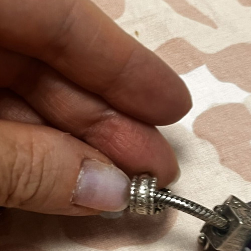 Pandora charm crown princess sterling silver 925 used