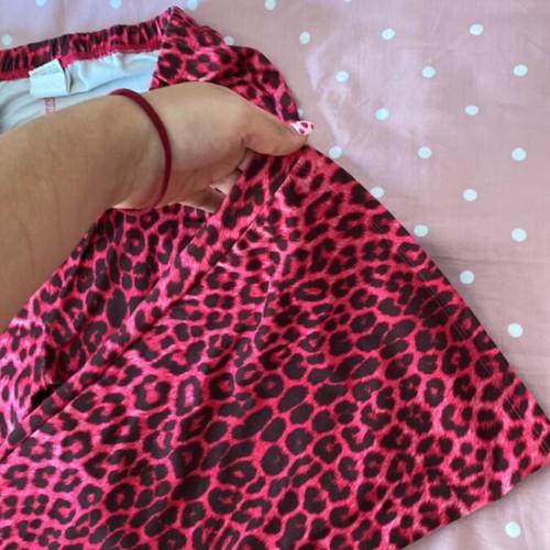 Shein leopard pants like new, elastic flare leggings