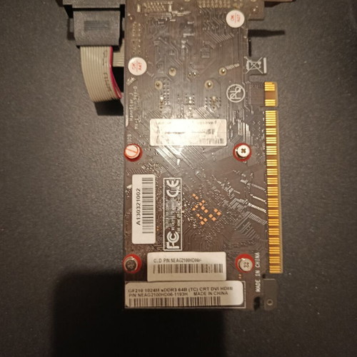 Gainward Nvidia GeForce 210 1GB DDR3 graphics card used