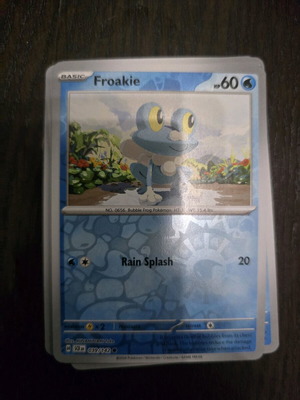 Froakie Pokemon card new