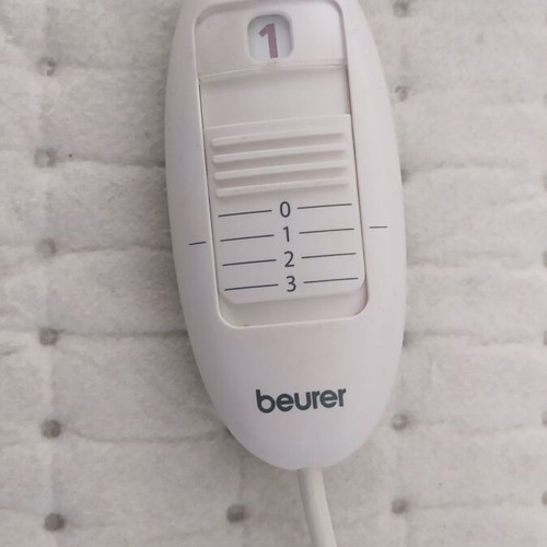 Beurer TS 26 XXL electric underblanket used, 140x150 cm, 2 controllers