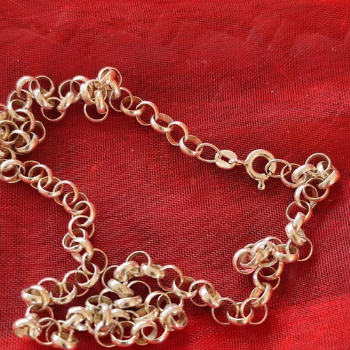 Silver 925 necklace chain like new, 41 cm length