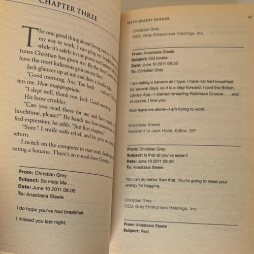 Fifty Shades of Grey books 1 and 2 used, English