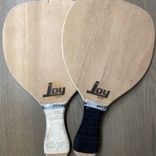 Joy Handmade Beach Rackets used with minor handle wear