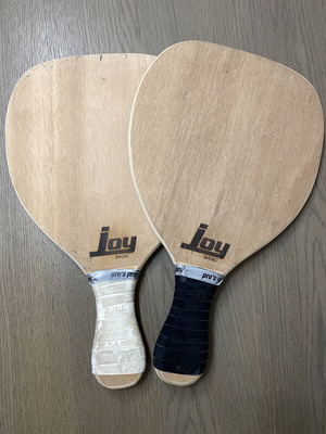 Joy Handmade Beach Rackets used with minor handle wear