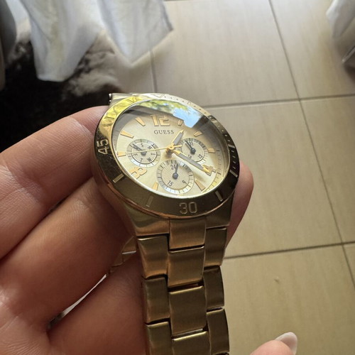 Guess gold-plated stainless steel women's watch