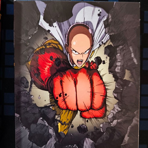 One Punch Man Complete Series Blu-ray Set with Secret Note Booklet and Sleeve