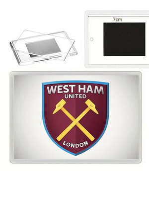 Μαγνητάκι West Ham United με διάφανη ακρυλική κορνίζα φωτογραφιών